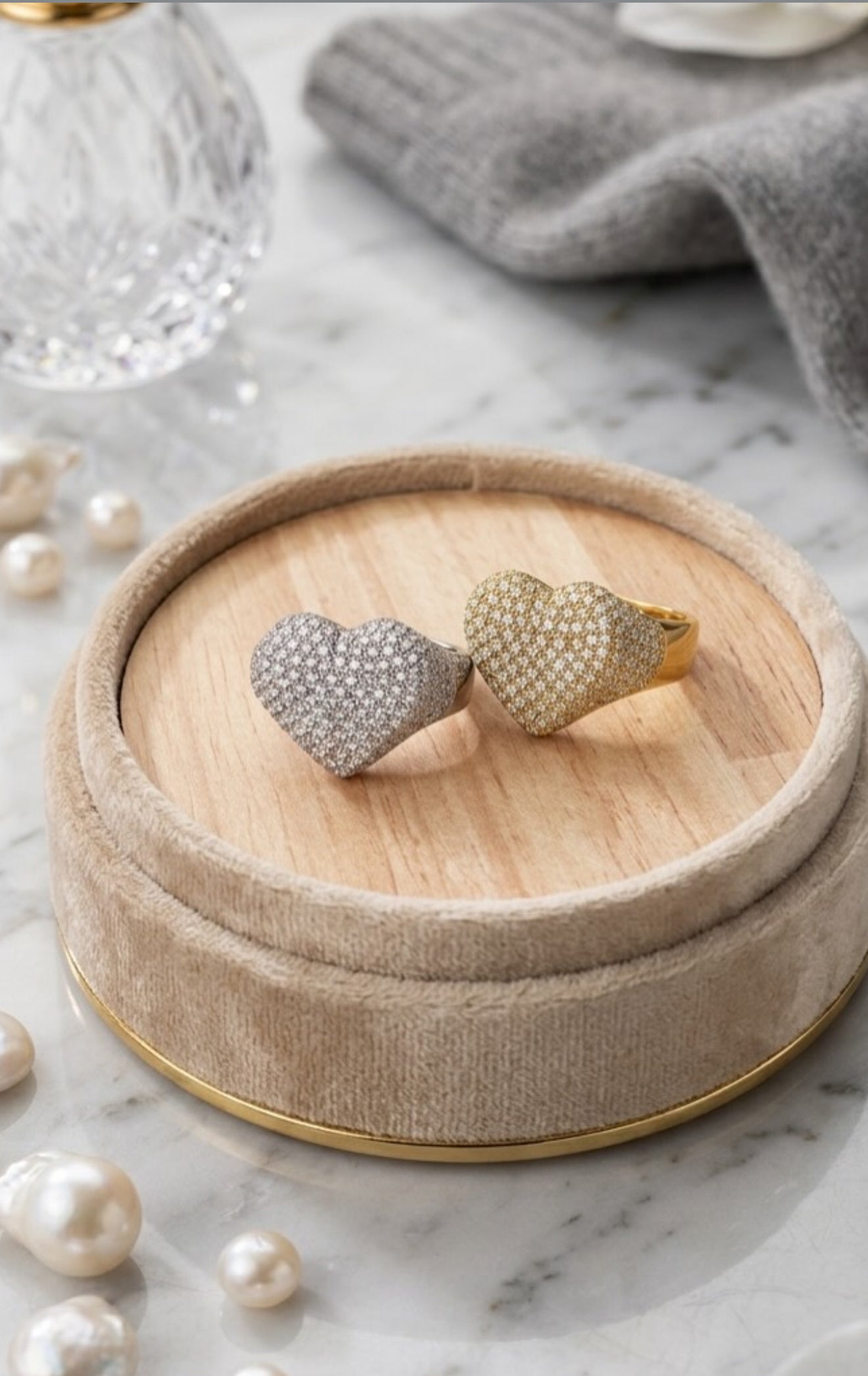 ANELLO HEART PAVÉ
