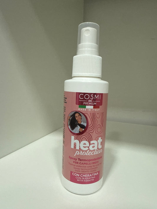 Spray termoprotettore per capelli ricci