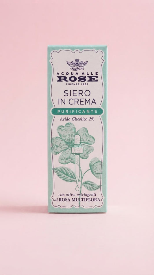 Acqua alle Rose - Siero in Crema Purificante (Acido Glicolico 2%)