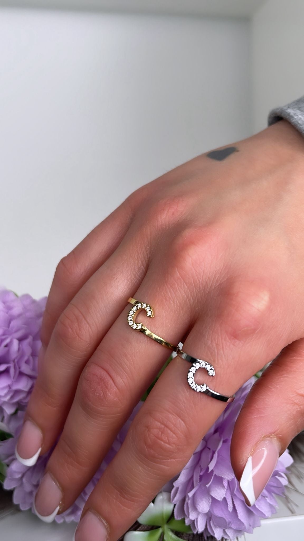 ANELLO MINI LETTERA
